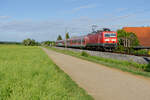 143 119 mit der S2 (Altdorf - Roth) bei Winkelhaid, 19.05.2020