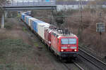 DBC  Miete mich  143 837 unterwegs für DELTA mit 243 864-6 auf der Hamm-Osterfelder Strecke in Recklinghausen 15.2.2022