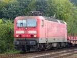 143 038 mit Güterzug nach Hanekenfähr bei Salzbergen, 19.09.17