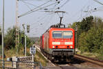 DB Gebrauchtzug 143 837 mit CLR My 1142 (227 005-6) in Vöhrum 6.9.2024