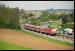 Eine 143er ist unterwegs nach Stuttgart Hbf.