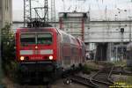 Br 143 050 fhrt hier aus Freiburg aus und macht sich auf den Weg ins Hllental