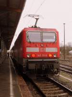 143 151 fuhr am 03.01.2012 mit RB 29 (RB 27568)nach Salzwedel (Stendal->Salzwedel)