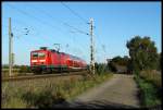 143 934-8 erreicht mit dem RE 4670 gleich den nchsten Halt Heringen. (30.9.2012)