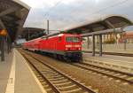 DB 143 238-0 mit der RB 16506 nach Smmerda, am 14.09.2012 in Erfurt Hbf.