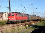 140 057-1 zieht den TEC45504 nach Mukran. (Stralsund am 23.09.06) 