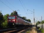 143 856 fhrt mit einer RB von Freiburg nach Neustadt am Freiburger Betriebswerk vorbei.