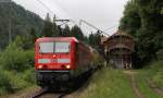 143 972-8 und 143 308-5 mit der RB 26993 (Freiburg(Brsg) Hbf-Seebrugg) bei Höllsteig 10.7.14