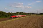 143 853-0 mit der S68 (Langenfeld (Rhld) - Düsseldorf Hbf) in Langenfeld (Rhld) am 27.08.14