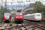 143 114 als RB 27 nach Mönchengladbach in Koblenz 27.7.2016