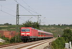 143 845-6 mit der RB 39919 (Heilbronn Hbf-Stuttgart Hbf) bei Kirchheim 16.8.16
