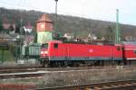 DB 143 930-6 am 15.03.2008 in Groheringen.