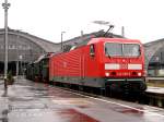 Am 18.08.06 steht 143 639 in Leipzig Hbf zur Abfahrt bereit, um mit einem Zwischenstopp in L-Plagwitz nach Lutherstadt Wittenberg zum Bw-Fest zu fahren.