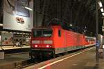 143 132-9 am 10.05.2013 mit einem RE nach Aschaffenburg Hbf im Startbahnhof Frankfurt (Main) Hbf.
