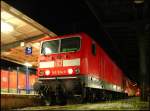 143 934 wird heute RB36308 zuerst nach Magdeburg und spter nach Braunschweig transportieren, Dessau Hbf, 15.01.07.