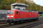  Eine saubere Lok der DB 143 661 in Koklenz.  Nov.14
