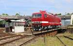 243 936-2 FWK war am 01.06.19 beim Eisenbahnfest im Bw Weimar zu sehen.