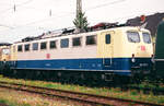 Am  Tag der Arbeit , 1. Mai 2000, hat 150 072-7	im Bahnhof Freilassing dienstfrei.