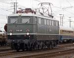 E50 091 bei der Lokparade in Koblenz Ltzel am 03.04.2010