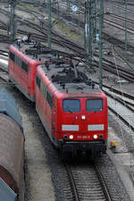 08.01.2018 Plochingen 151 001-5, und dahinter 151 109-6 vor dem BW und schon ohne Kekse.