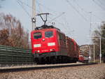 151 109 fährt den Ez 51733 von Nürnberg Rbf nach München Nord. Am 04.04.18 bei Paindorf.