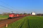 151 160 + 151 110 mit einem Erzzug am 17.04.2019 bei Wierthe.