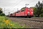 Gemischter Gz mit 151 167-4 der Railpool GmbH, vermietet an die DB, fährt in Asperg auf der Bahnstrecke Stuttgart–Würzburg (Frankenbahn | KBS 780) Richtung Kornwestheim.
[26.9.2019 | 17:17 Uhr]