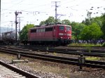 BR151 mit Gterzug in Koblenz Ltzel am 21.05.11 