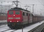 151 109-6 +  Schwester   mit Erzzug aus Faals-Wagen; Durchfahrt Passau Hbf. 060304