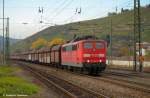 151 082 bei der Durchfahrt Esslingen am Neckar nach Plochingen/Altbach EnBW Kohlekraftwerk.