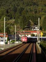 151 xxx-x nähert sich Neckargemünd Altstadt am 13.10.11