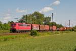 Am 9.Juni 2012 war 151 140 auf der KBS bei Rssing/Barnten auf dem Weg mit EZ 51593 HSR->RMR in den Sden.