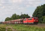 151 015 mit GM 60371 (Hamburg-Waltershof–Fallersleben) am 13.08.2012 zwischen Ashausen und Winsen (Luhe)