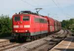 151 099 mit GM 47772 (Landshut–Oberhausen West) am 21.05.2014 in Batzhausen