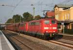 151 104 mit GM 60207 (Hamburg-Waltershof–Beddingen VPS) am 06.10.2014 in Suderburg