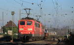 Am 28.11.2020 zogen überrraschenderweise zwei Loks der Baureihe 151 den Andernacher, am besagten Tag waren es 151 028 und 151 048 mit dem Zug nach Andernach in Krefeld-Linn. 