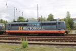 HECTORRAIL 162.007  Beckert  (91 80 6151 134-4 D-HRDE) pausierte am 11.10.2024 zusammen mit 162.006  Hauser  (91 80 6151 066-6 D-HRDE) in Döbeln Hbf.