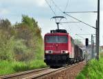 155 128 hat am 30.04.2010 den Bf Stralsund verlassen Richtung Rostock