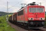 155 210-8 DB Schenker Rail bei Horb am 09.05.2012.