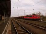 Am 17.04.2013 kam 155 087 mit einem Nahgter in Stendal an und fuhr dann wenig spter Lz wieder Richtung Magdeburg.