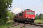 155 135-7 DB Schenker Rail bei Redwitz am 28.06.2103.