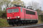 155 130-8 DB Schenker Rail bei Redwitz am 06.11.2013.