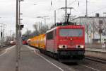 155 118-3 durchfährt Recklinghausen 3.4.2015