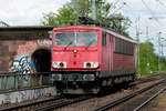 Die BR 155  Aufgenommen an der Kölner Südbrücke am 26.4.2019.