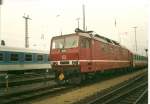 Abgestellt,im August 1998,im Abstellbahnhof Berlin Grunewald,stande die Dresdner 180 016.
