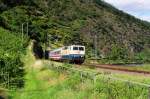 Die 181er drfen auf der Moselbahn nicht fehlen.