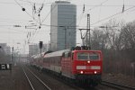 181 204 zog am 3.3.13 den Pbz 2476 nach Dortmund durch Dsseldorf Vlklinger Strae.