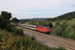 181 214-8 mit dem IC 281 (Stuttgart Hbf - Zrich HB) in Rottweil-Saline am 13.08.13