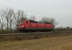 181 212-2 (Luxembourg) ist als Lz am 01.03.2012 bei Waghusel