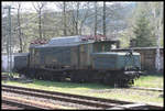 194580-7 wartet hier am 23.4.2005 im Bahnhof Probstzella auf den nächsten Schiebedienst Einsatz.